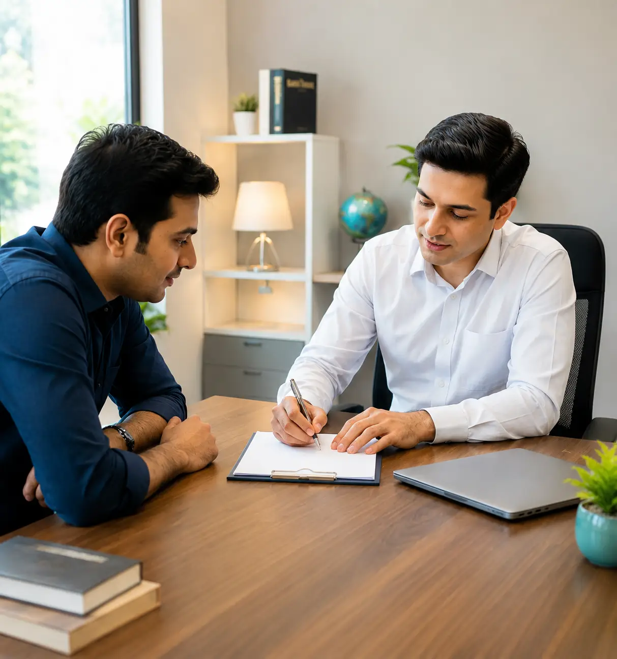 Client legal consultation